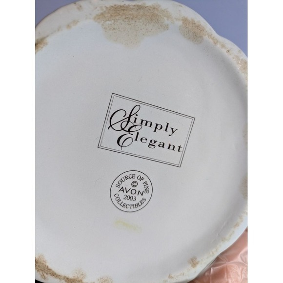 Simply Easter Musical Box Egg 10" Decorative Blue White Porcelain Display 2003 - Picture 2 of 10